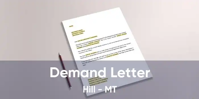 Demand Letter Hill - MT