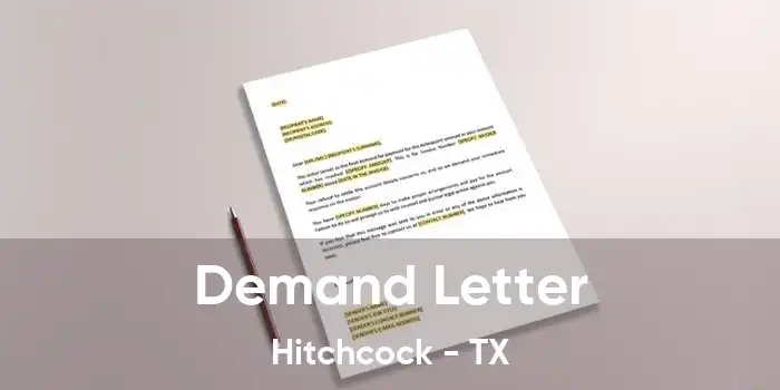 Demand Letter Hitchcock - TX