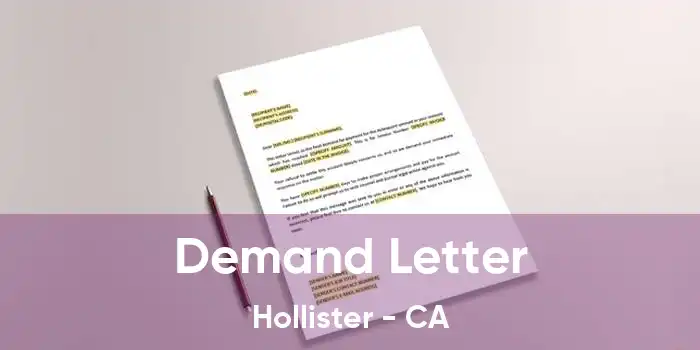 Demand Letter Hollister - CA