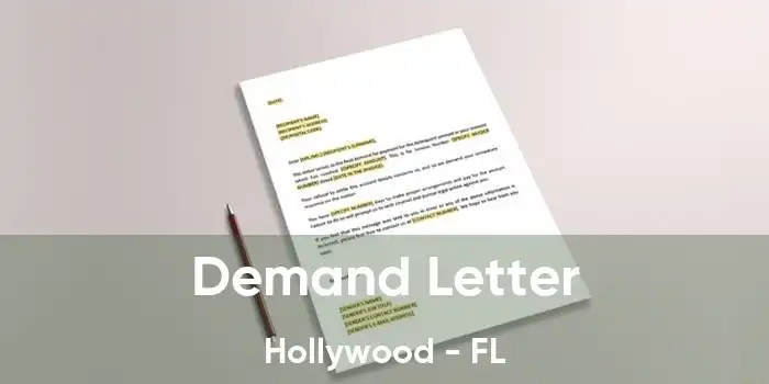 Demand Letter Hollywood - FL