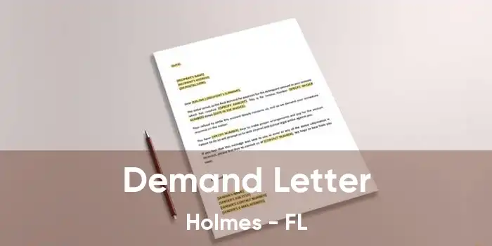 Demand Letter Holmes - FL