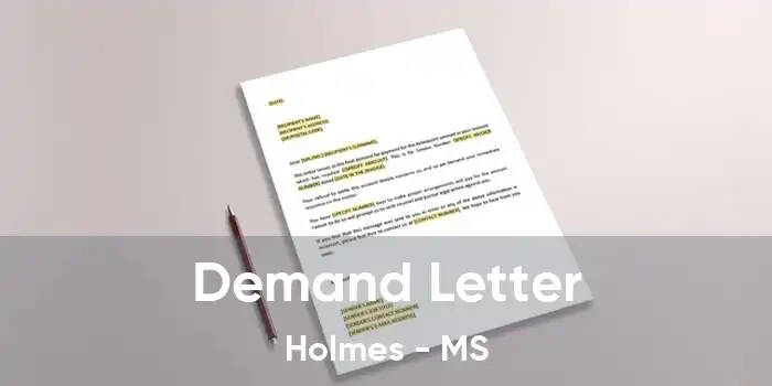 Demand Letter Holmes - MS