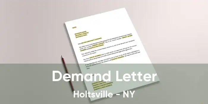 Demand Letter Holtsville - NY