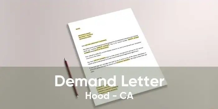 Demand Letter Hood - CA