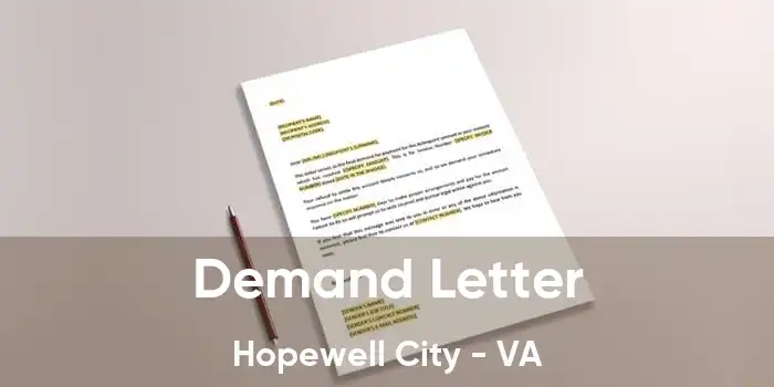  Demand Letter Hopewell City - VA