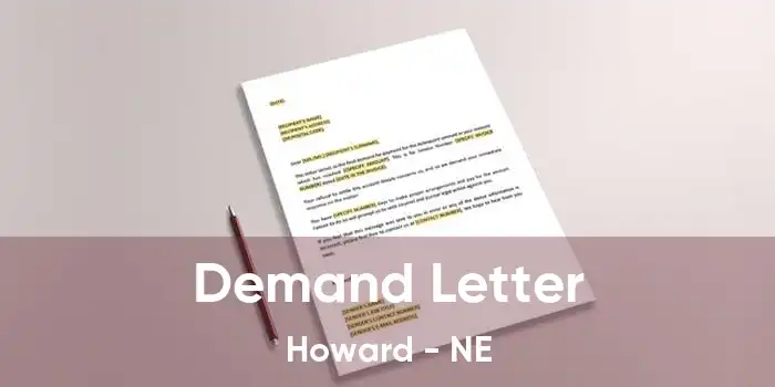 Demand Letter Howard - NE