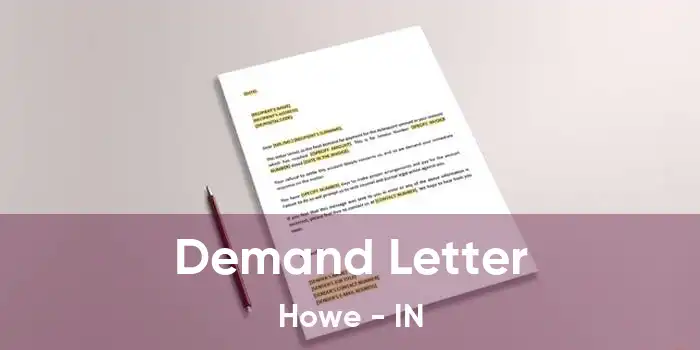 Demand Letter Howe - IN