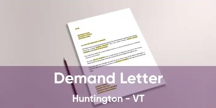 Demand Letter Huntington - VT