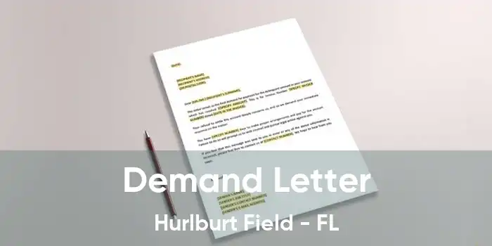 Demand Letter Hurlburt Field - FL