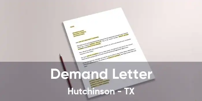 Demand Letter Hutchinson - TX