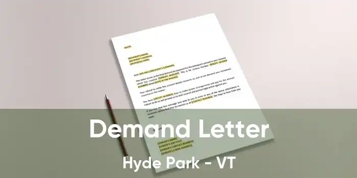 Demand Letter Hyde Park - VT