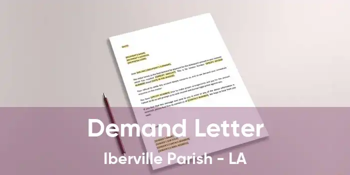 Demand Letter Iberville Parish - LA