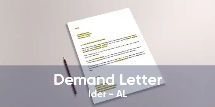 Demand Letter Ider - AL