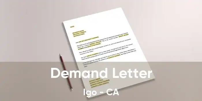 Demand Letter Igo - CA