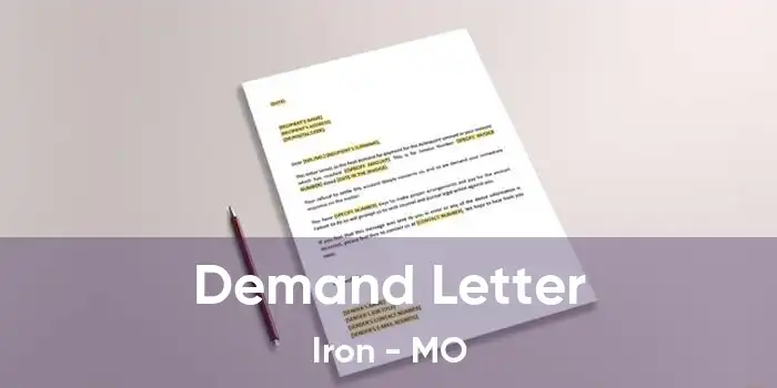 Demand Letter Iron - MO