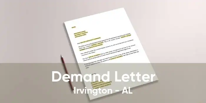 Demand Letter Irvington - AL