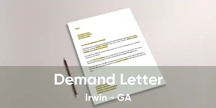 Demand Letter Irwin - GA