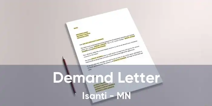 Demand Letter Isanti - MN