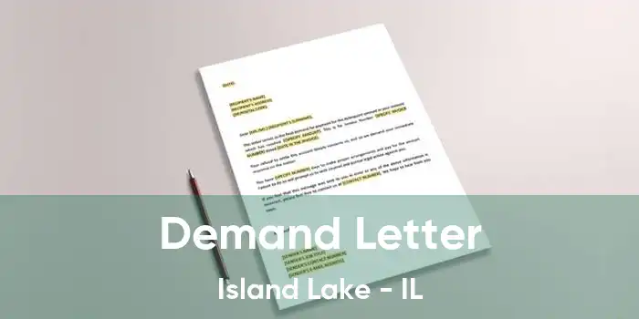 Demand Letter Island Lake - IL