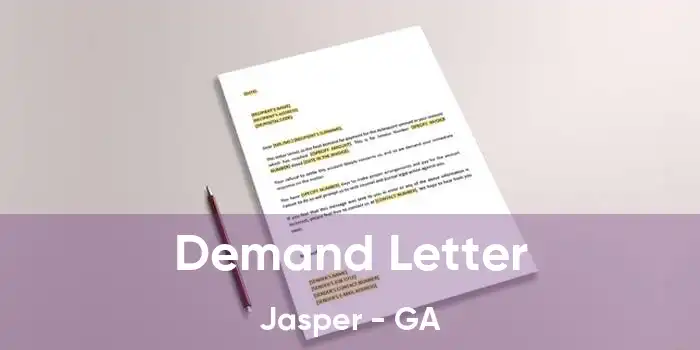 Demand Letter Jasper - GA