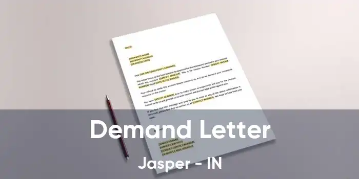 Demand Letter Jasper - IN