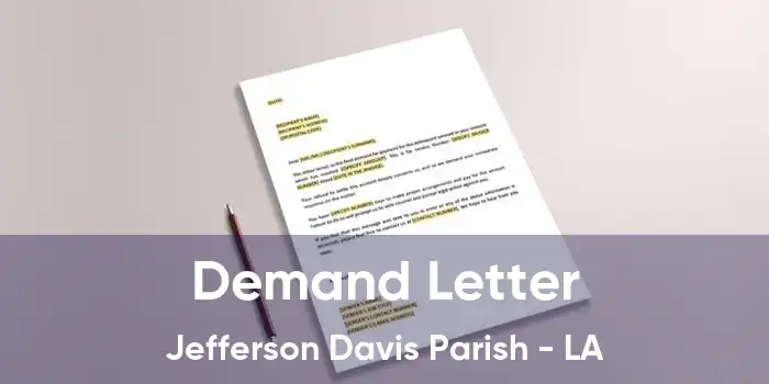 Demand Letter Jefferson Davis Parish - LA