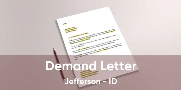 Demand Letter Jefferson - ID