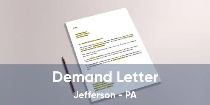 Demand Letter Jefferson - PA