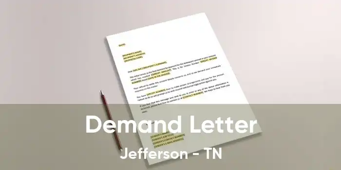 Demand Letter Jefferson - TN