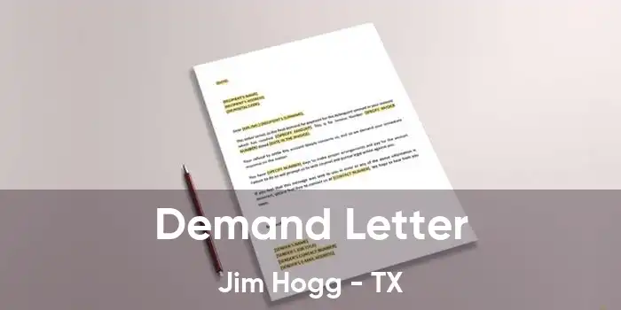 Demand Letter Jim Hogg - TX