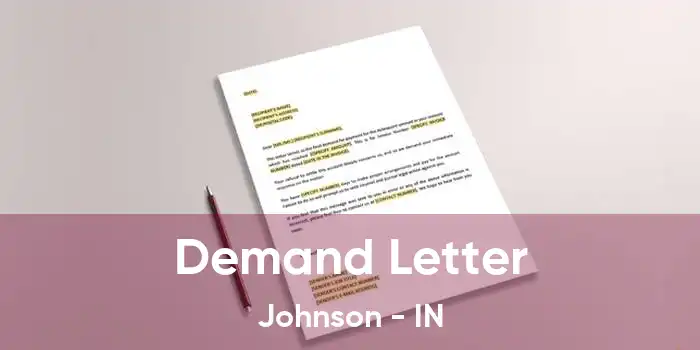 Demand Letter Johnson - IN