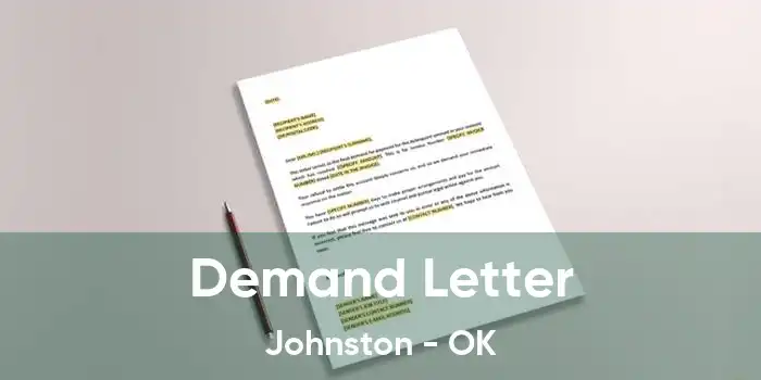 Demand Letter Johnston - OK