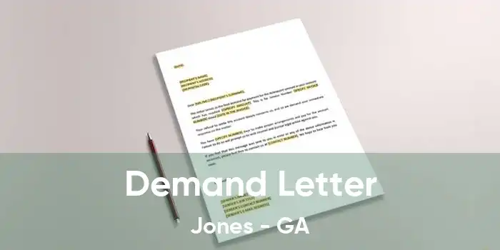 Demand Letter Jones - GA