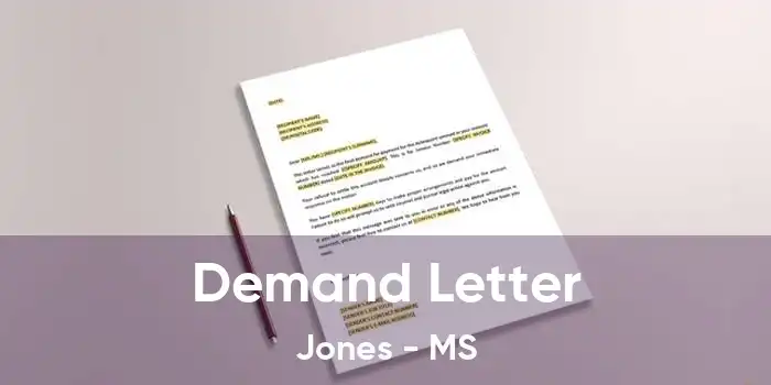 Demand Letter Jones - MS