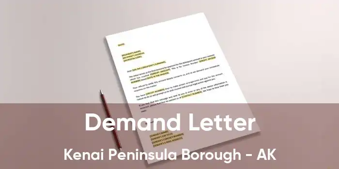 Demand Letter Kenai Peninsula Borough - AK