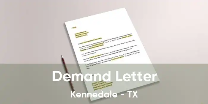 Demand Letter Kennedale - TX