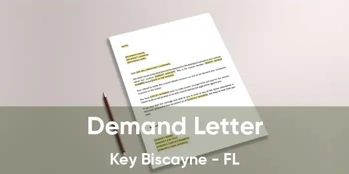 Demand Letter Key Biscayne - FL