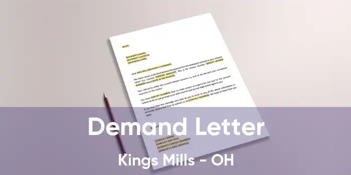 Demand Letter Kings Mills - OH