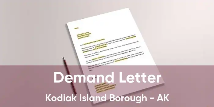 Demand Letter Kodiak Island Borough - AK