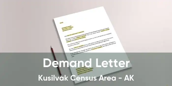 Demand Letter Kusilvak Census Area - AK