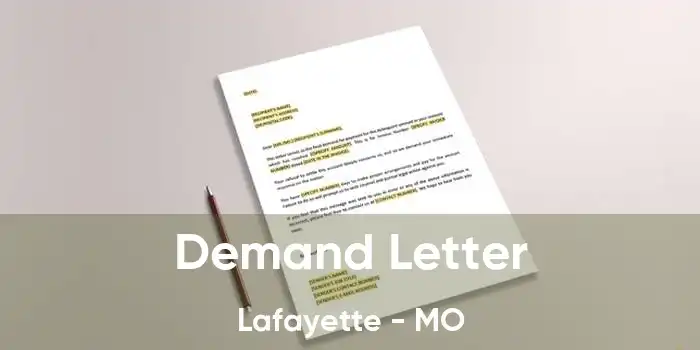 Demand Letter Lafayette - MO