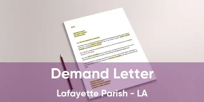 Demand Letter Lafayette Parish - LA