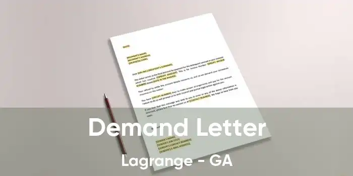 Demand Letter Lagrange - GA