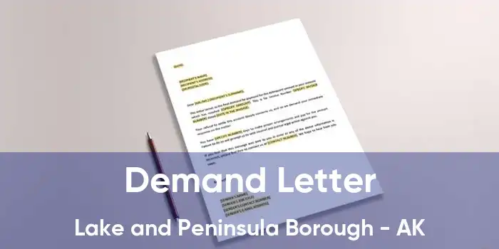 Demand Letter Lake and Peninsula Borough - AK