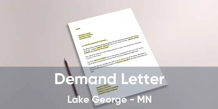 Demand Letter Lake George - MN