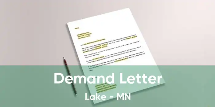 Demand Letter Lake - MN