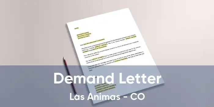 Demand Letter Las Animas - CO