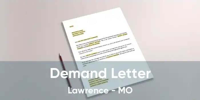 Demand Letter Lawrence - MO