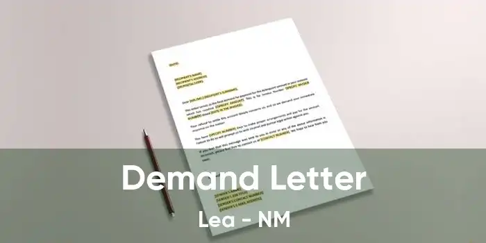 Demand Letter Lea - NM