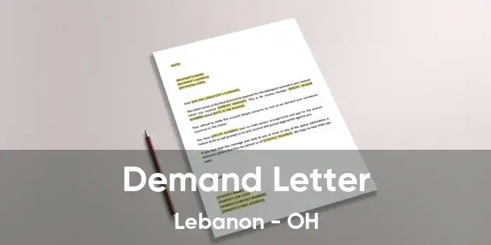 Demand Letter Lebanon - OH